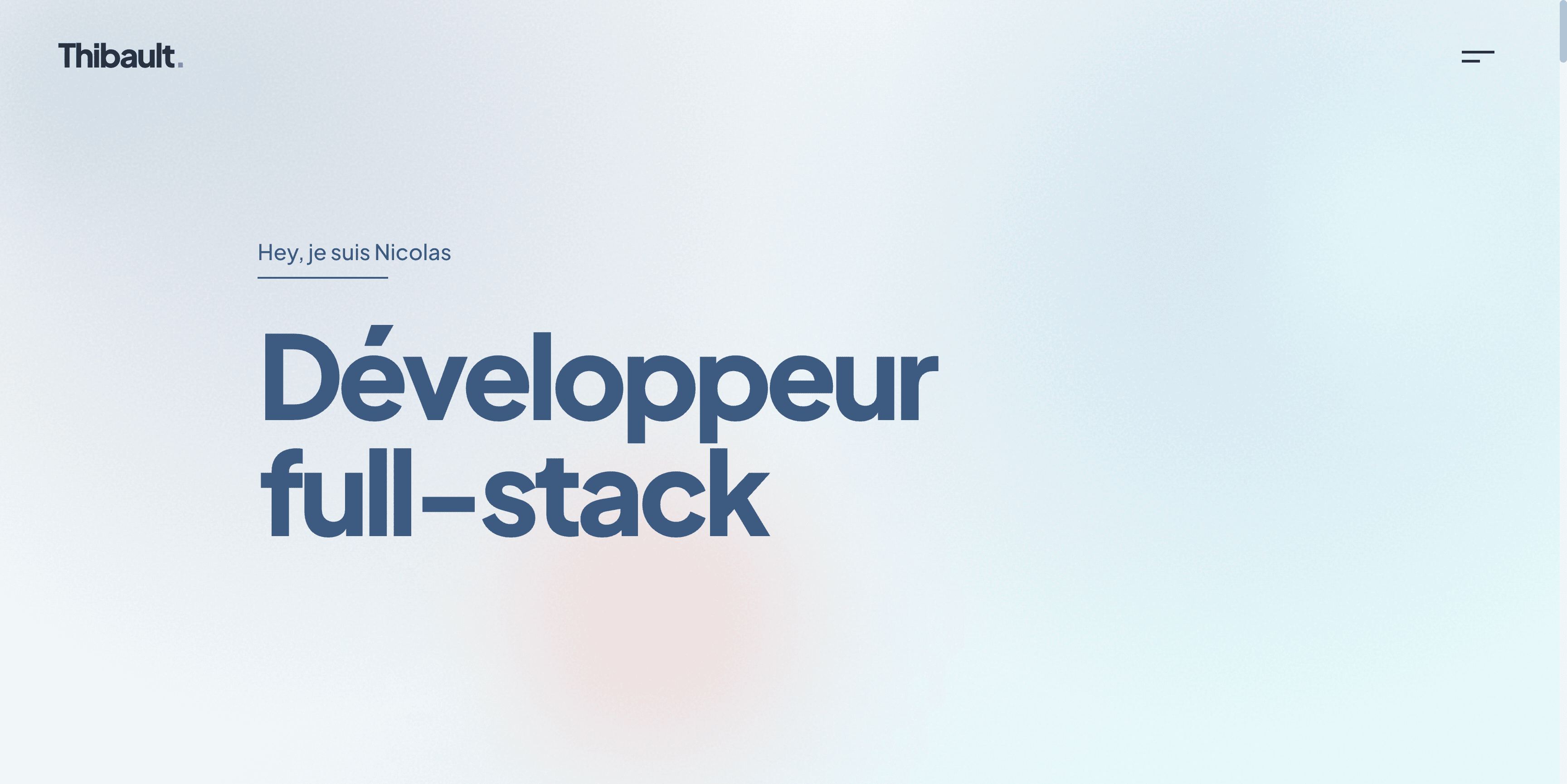 Nicolas Thibault Portfolio